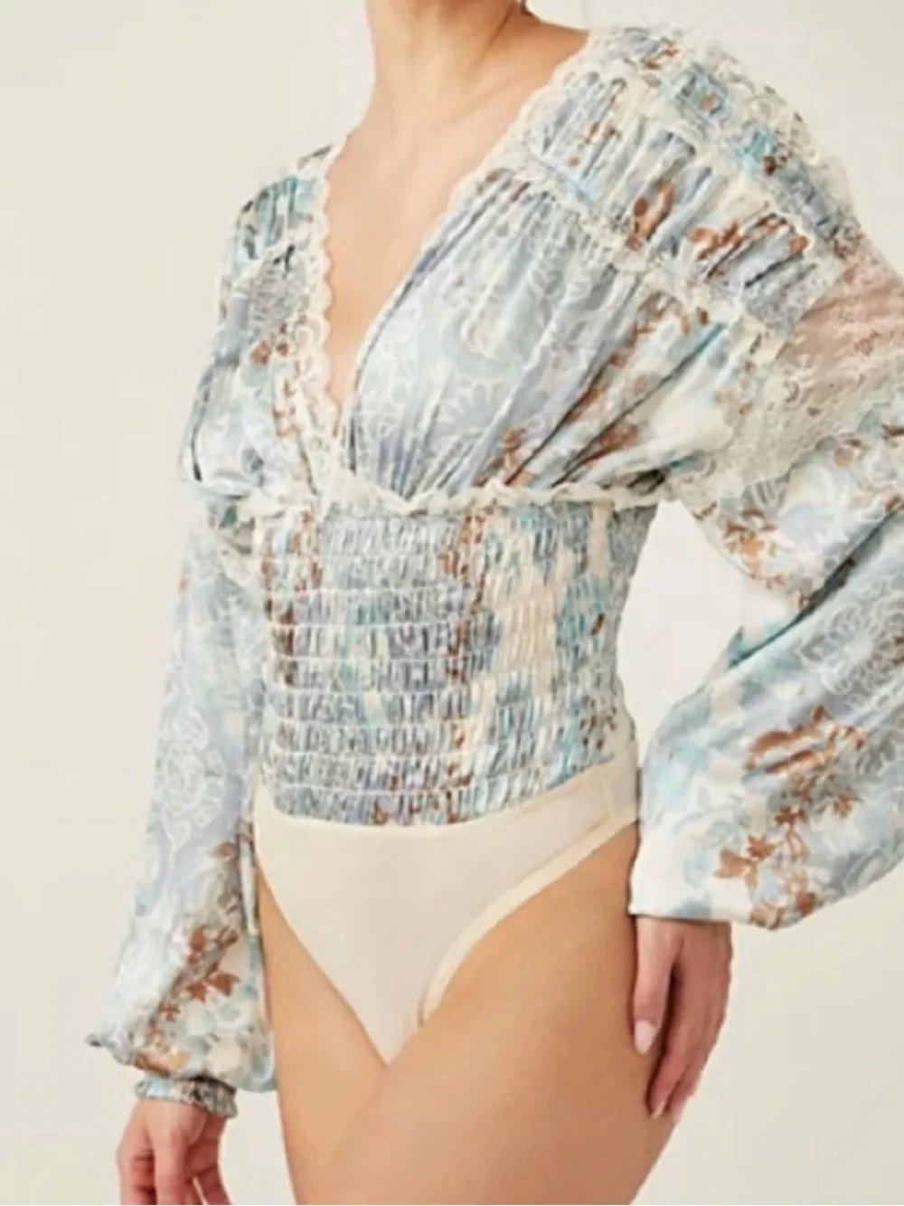 Free People Worth The Wait Bodysuit